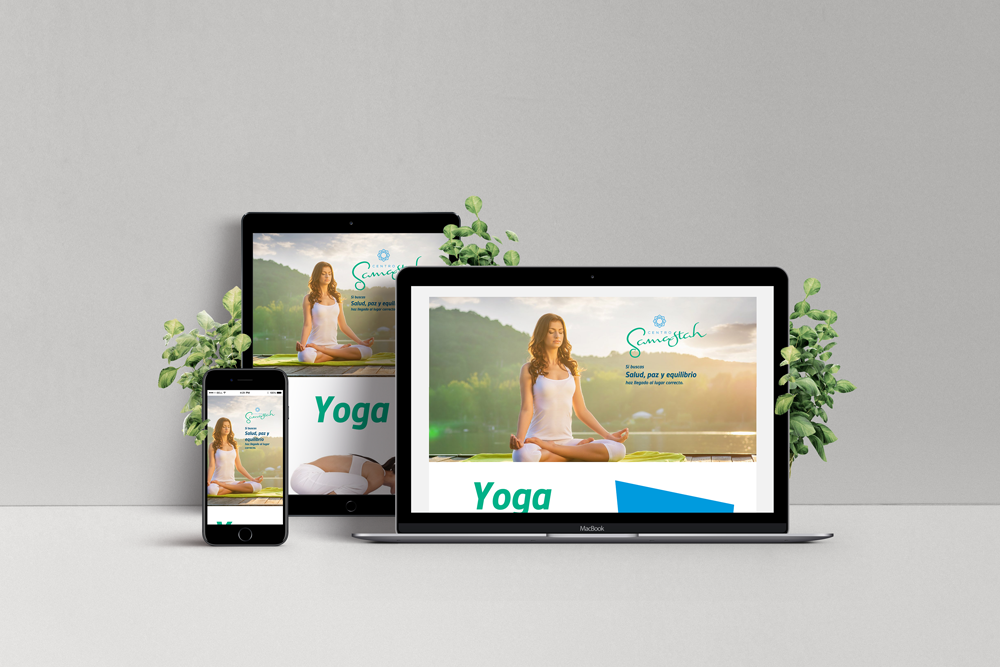 logo Logotipo Yoga Escuela de Yoga murales sitio web identidad visual identidad gráfica identidad gráfica