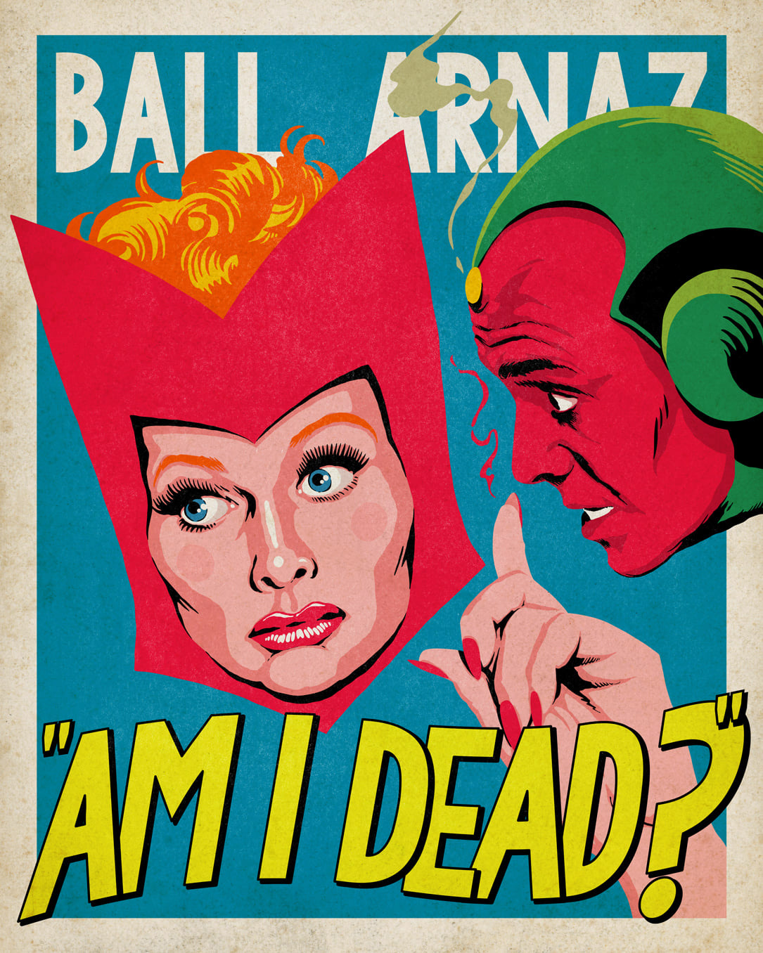 marvel marvel comics Marvel Studios mashup Pop Art scarlet witch vision david bowie I Love Lucy saul bass