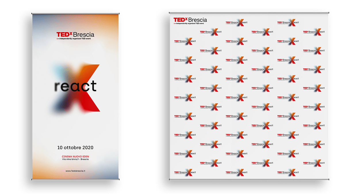 animation  art direction  branding  design Event graphic design  logo mock up TEDx tedx brescia