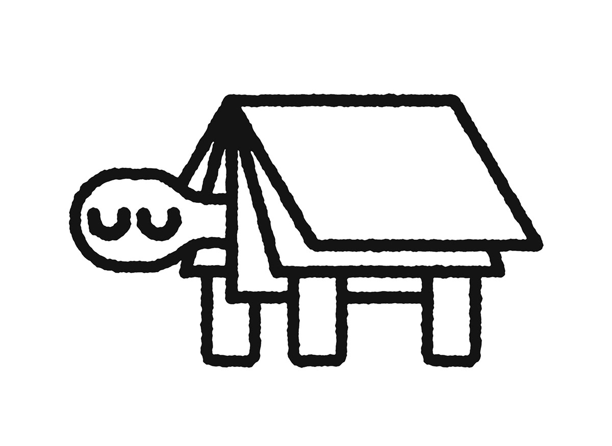 animal book design Drawing  ILLUSTRATION  logo sketch tortoise