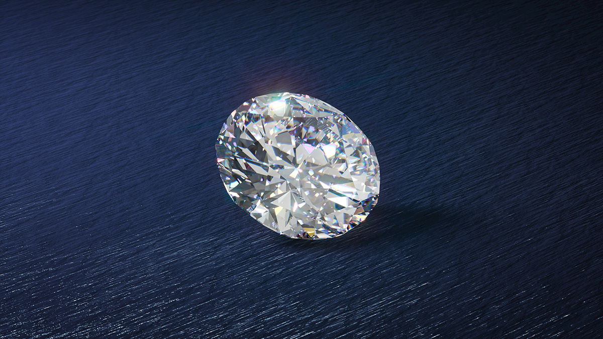 prismatis diamond  octane 3D brand design jewelry motion