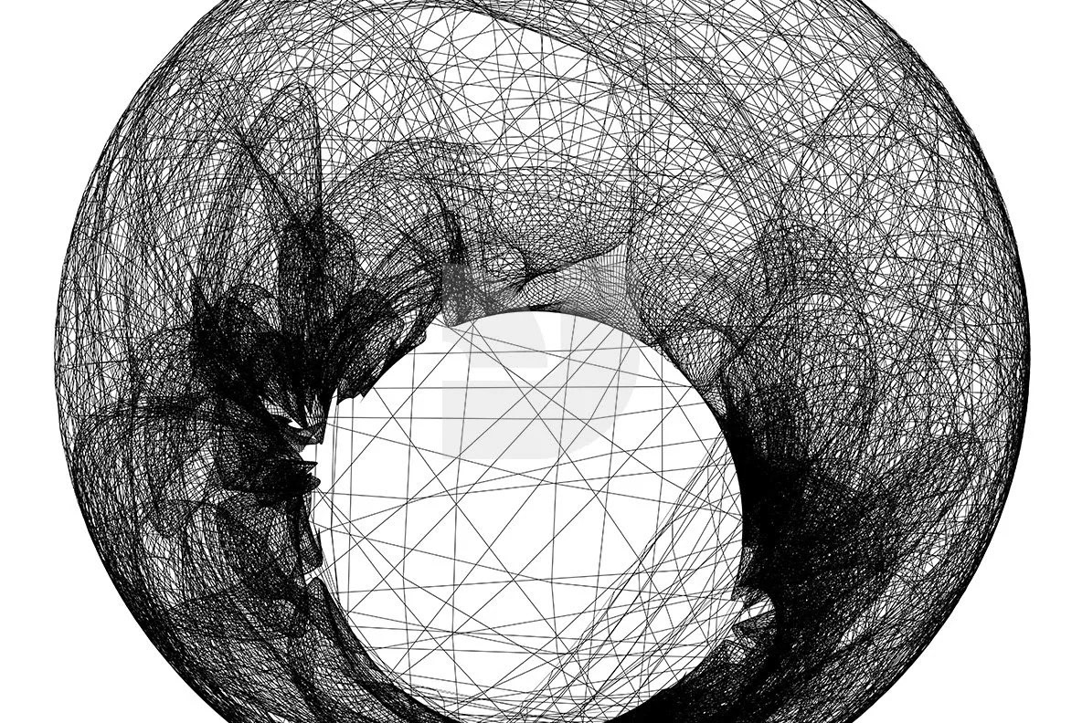 3D geometric complex architecture visualization 3ds max CGI Render geometric vultures Vortices