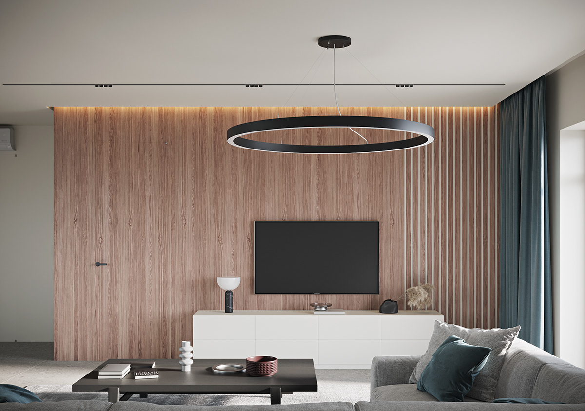 interior design  visualization architecture archviz CGI Cottage kitchen design Terrazzo light furniture