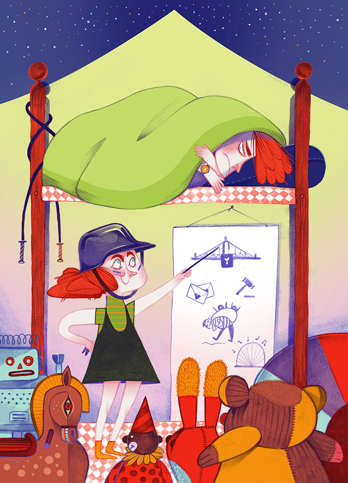 Twins ILLUSTRATION  Drawing  family children's book children book