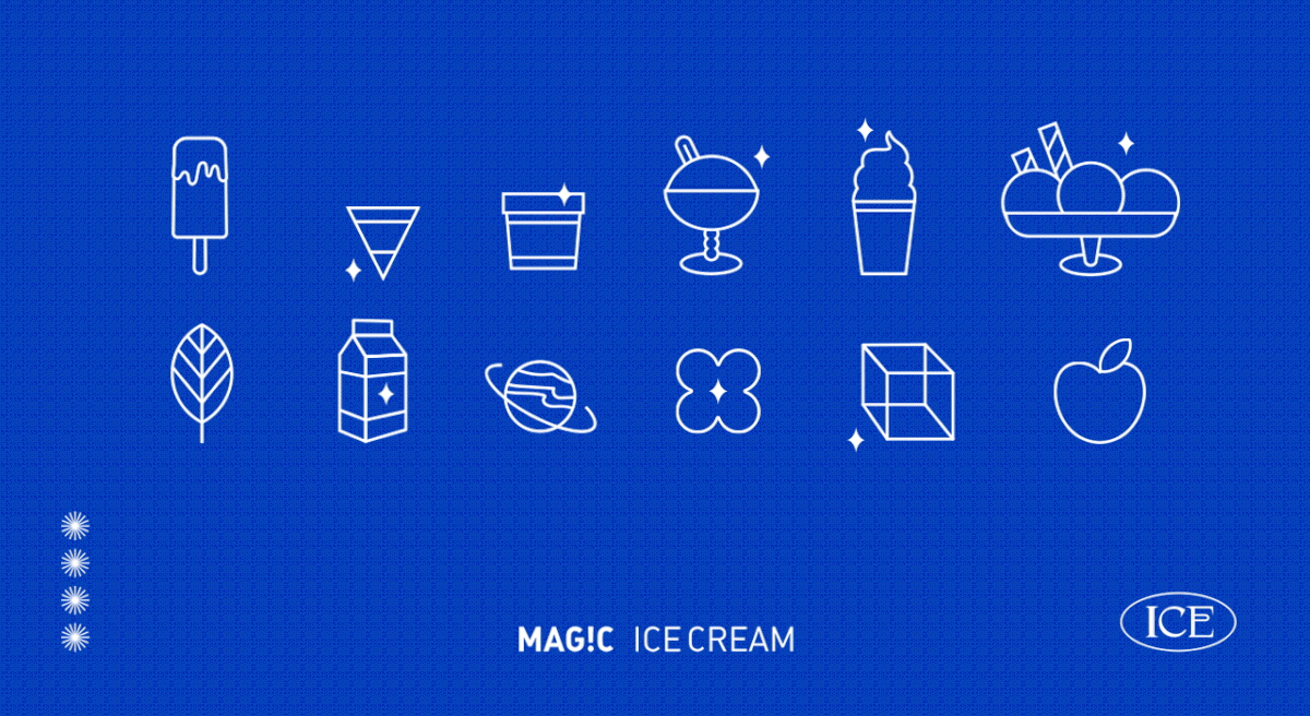 Advertising  Brand Design brand identity design ice cream ILLUSTRATION  Logo Design Logotype Packaging visual identity