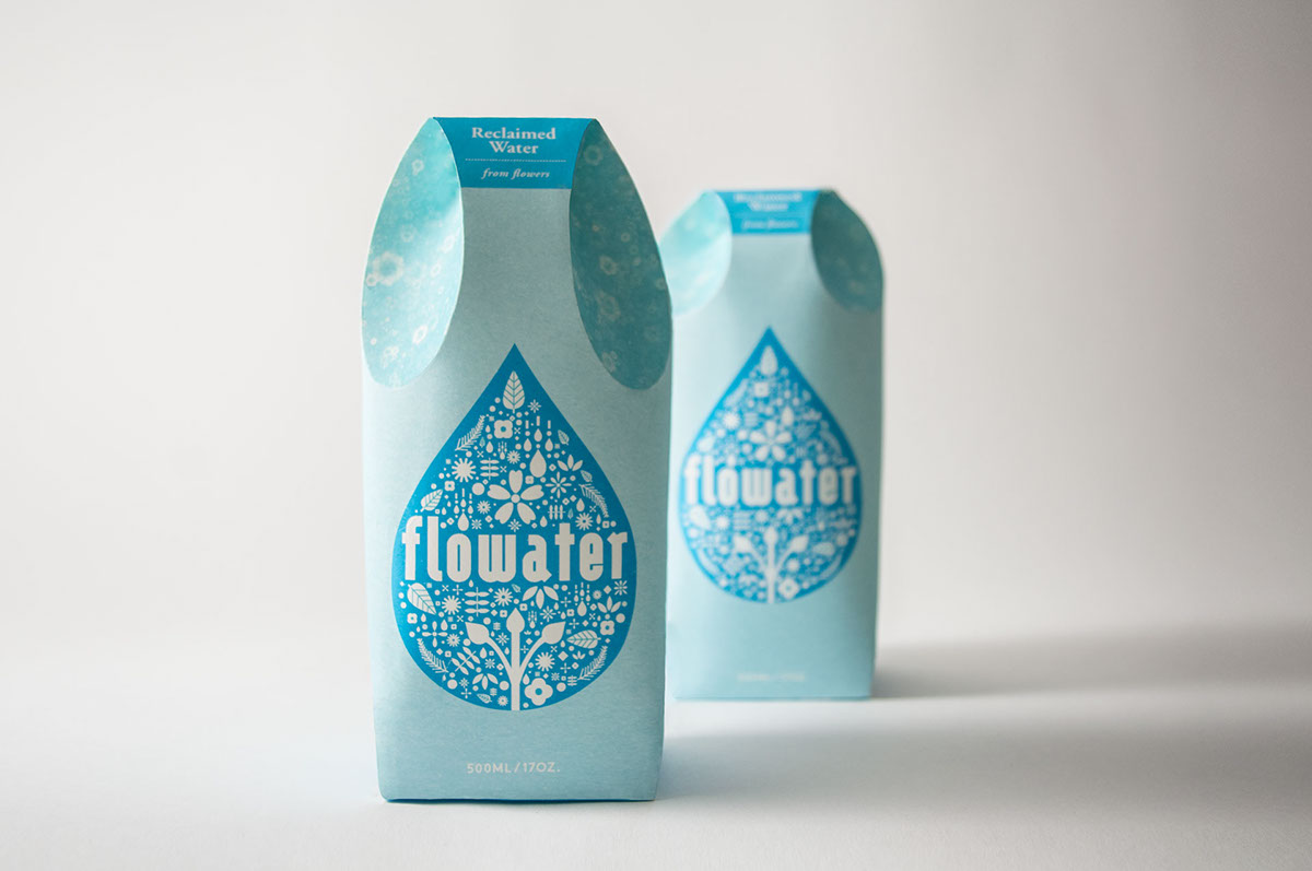 Reclaimed Water tetra pak drinking water Sustainable recyclable water packaging Flowater water