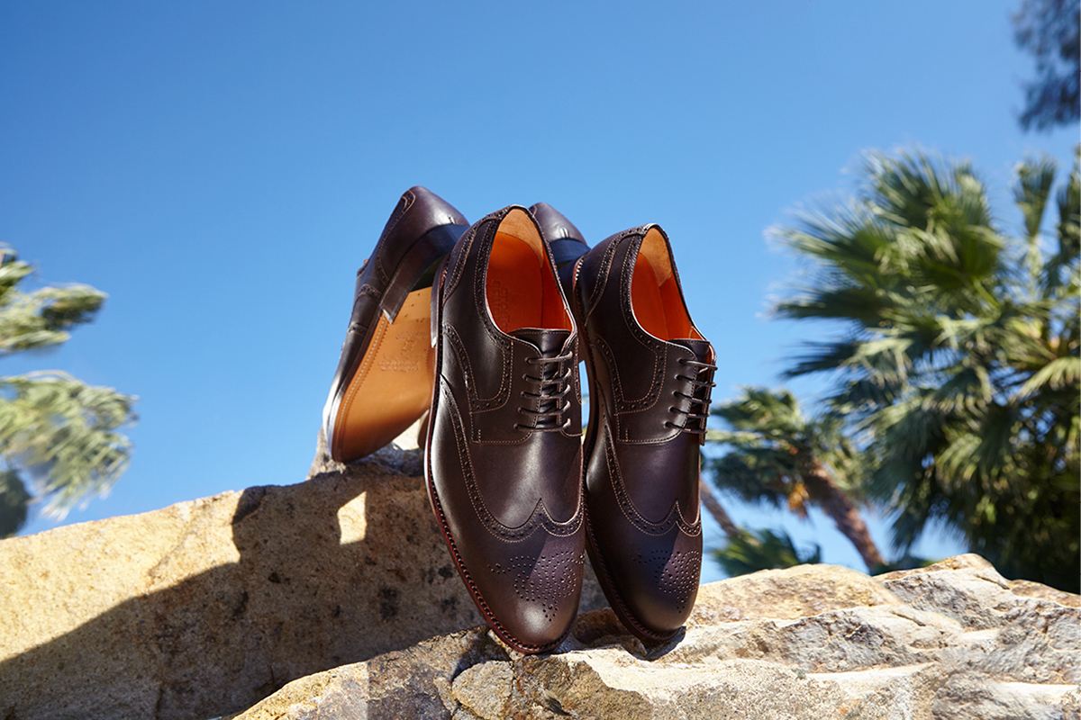 Crosby Square GORDON RUSH Pinnacle Brand Group Wedge & Lever Wedge and Lever men's fashion dress shoes Palm Springs