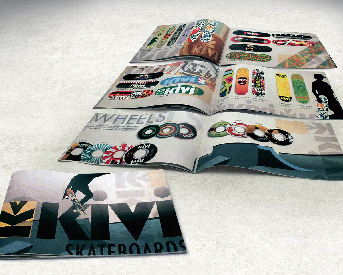 skateboard skate brochure catalog skate company deck Panda  splat Wat duck hoverboard poster