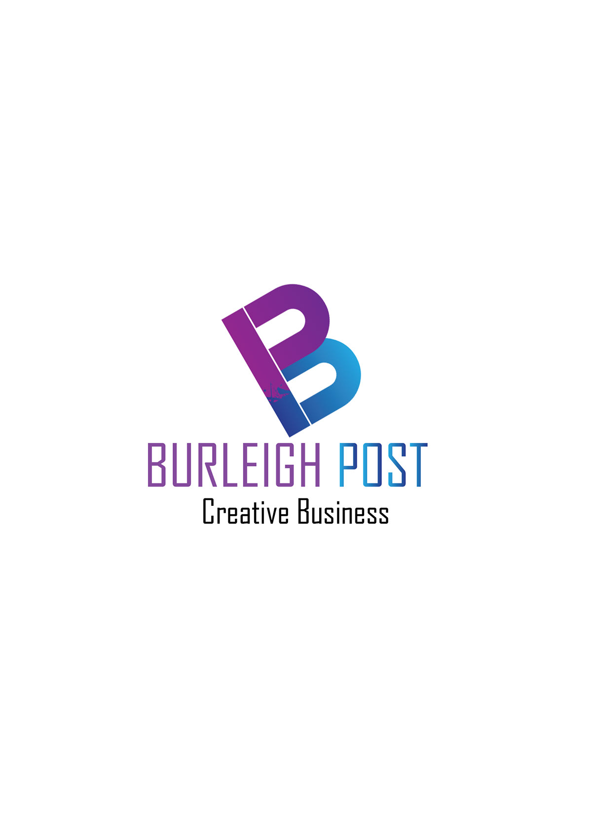 Burleigh brand identity logo business card new great design simple minimal corporate studio