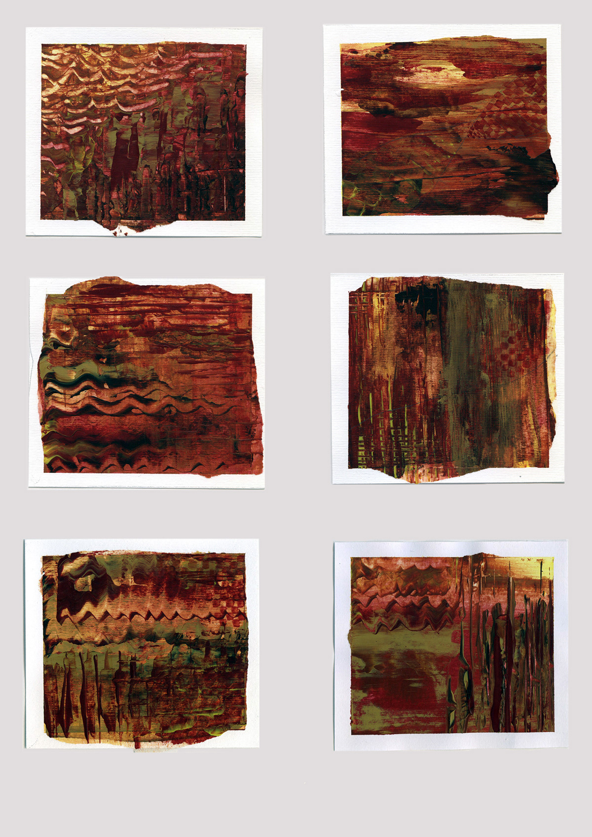 paint Acrylic paint acrylics red brown autumn pattern composition