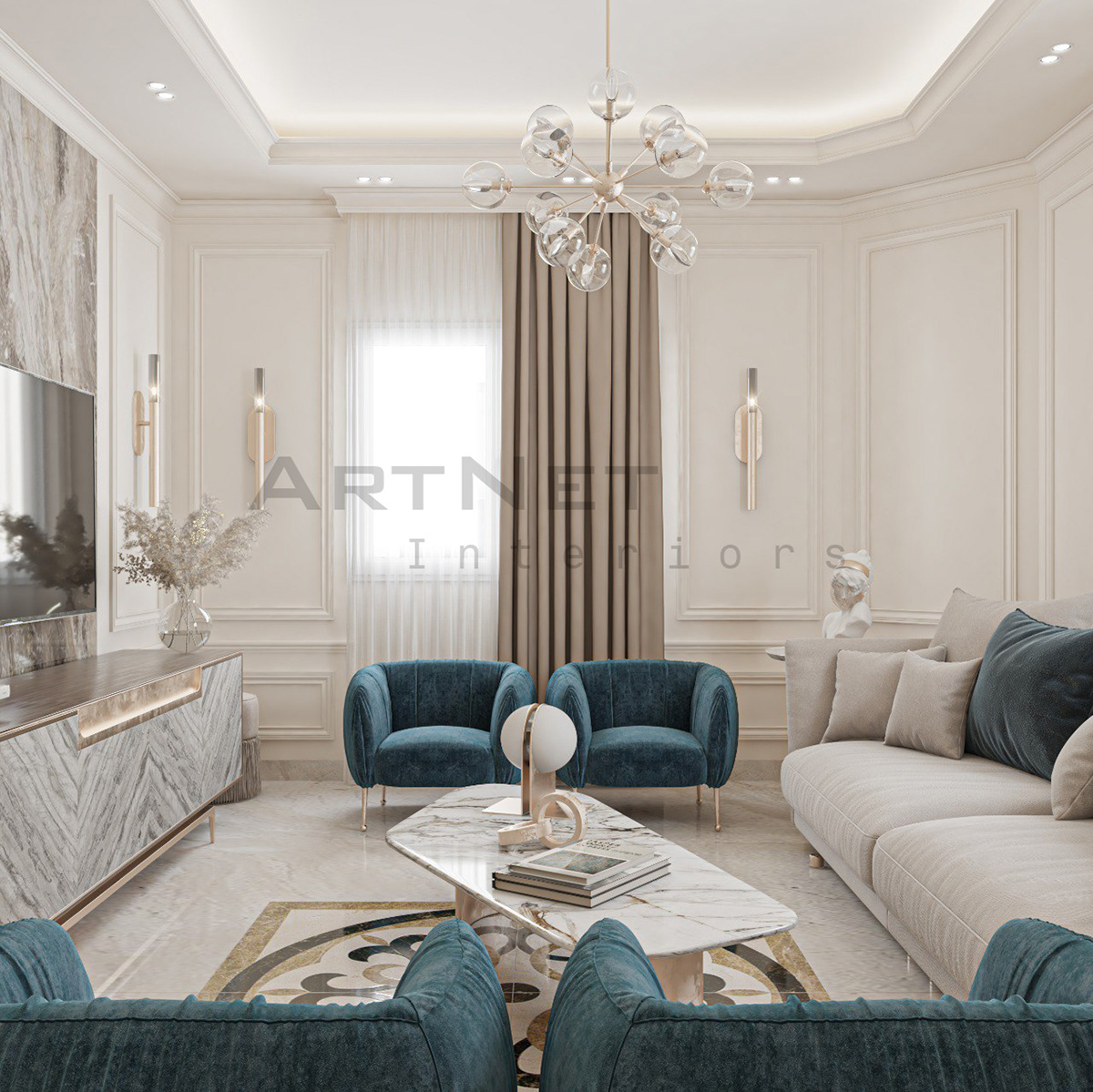 interior design  architecture indoor Interior design NEWCLASSIC newclassicdesign living room livingdesign UAE