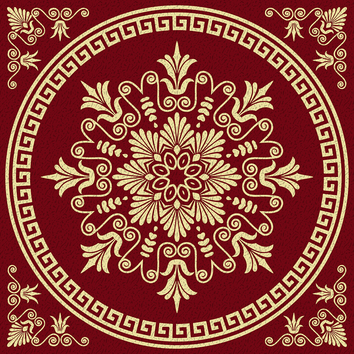 ornament pattern seamless diagonal vintage greek meander meandros decorative border repeat background Retro