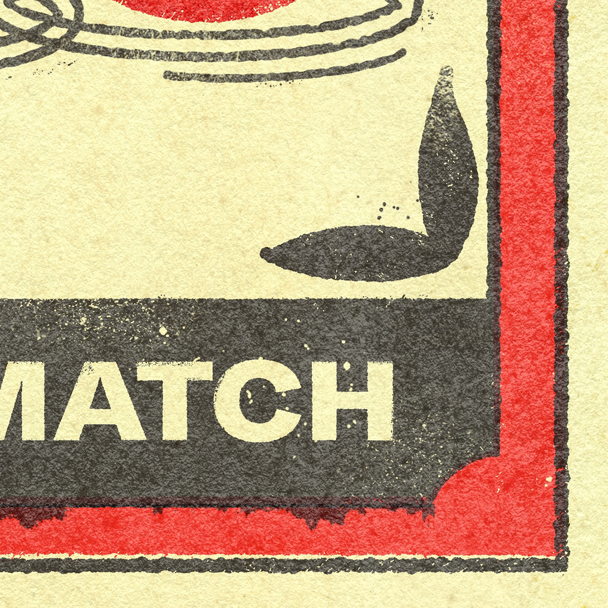 Distressed Matchbook matchbookart vintage