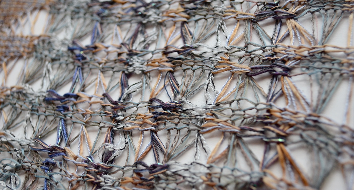 knit design knitwear Textiles seascapes winter machine knit