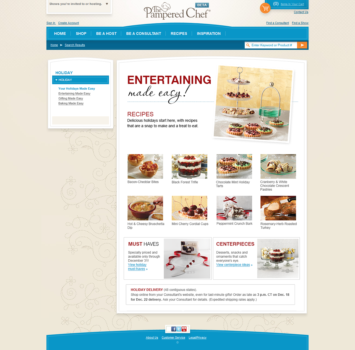 Holiday ux Consumer webpages Email Templates
