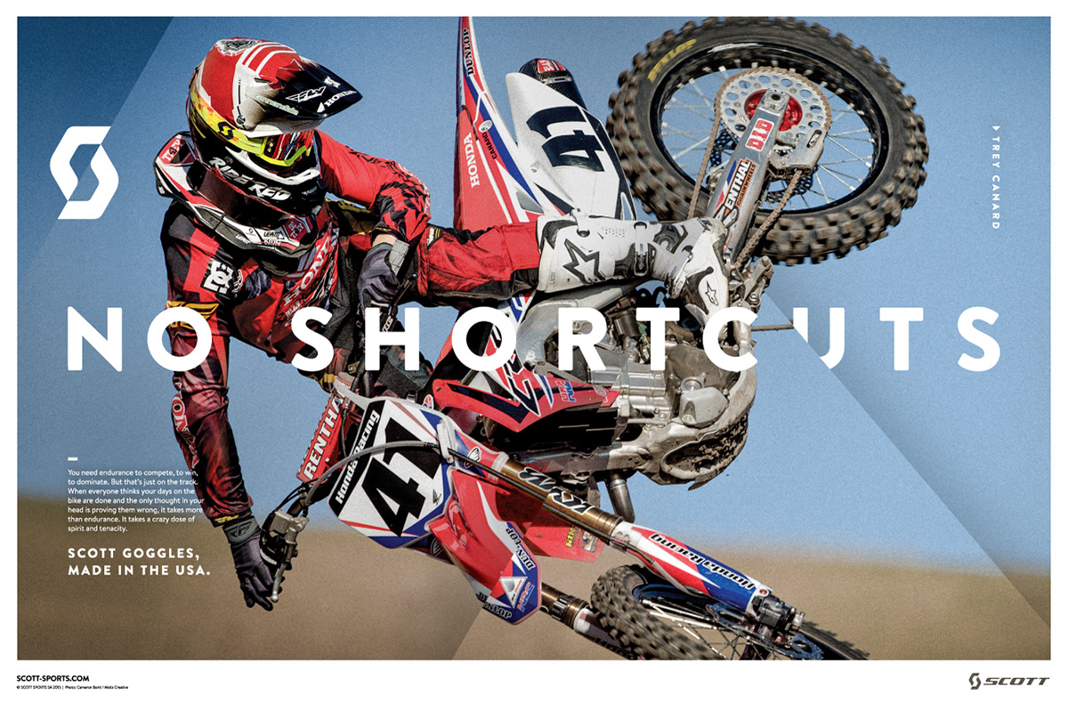 print brand campaign Scott Sports Bike MTB Wintersport Motosport
