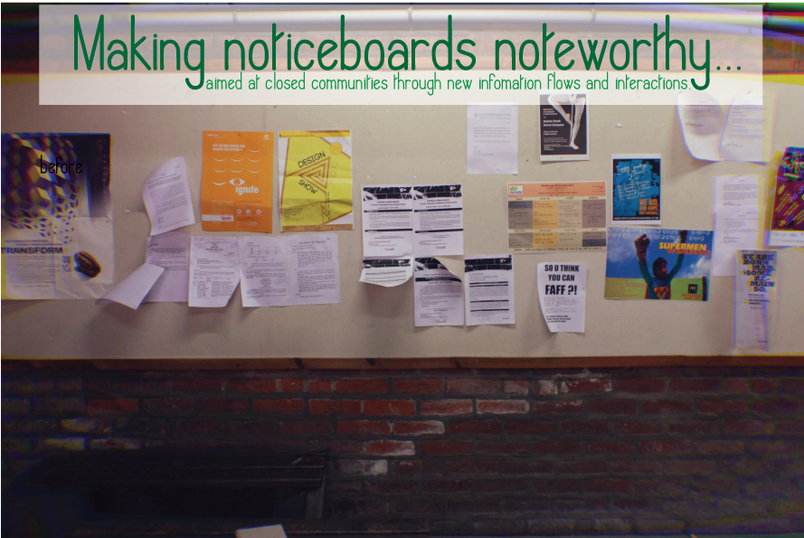 disco cognitive ergonomics Notice Board redesign Display Systems Information Structuring