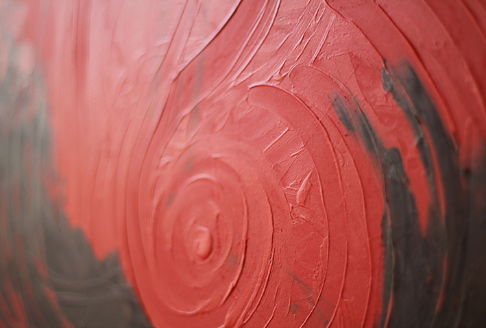 paint red black finger paint acrylic texture carving