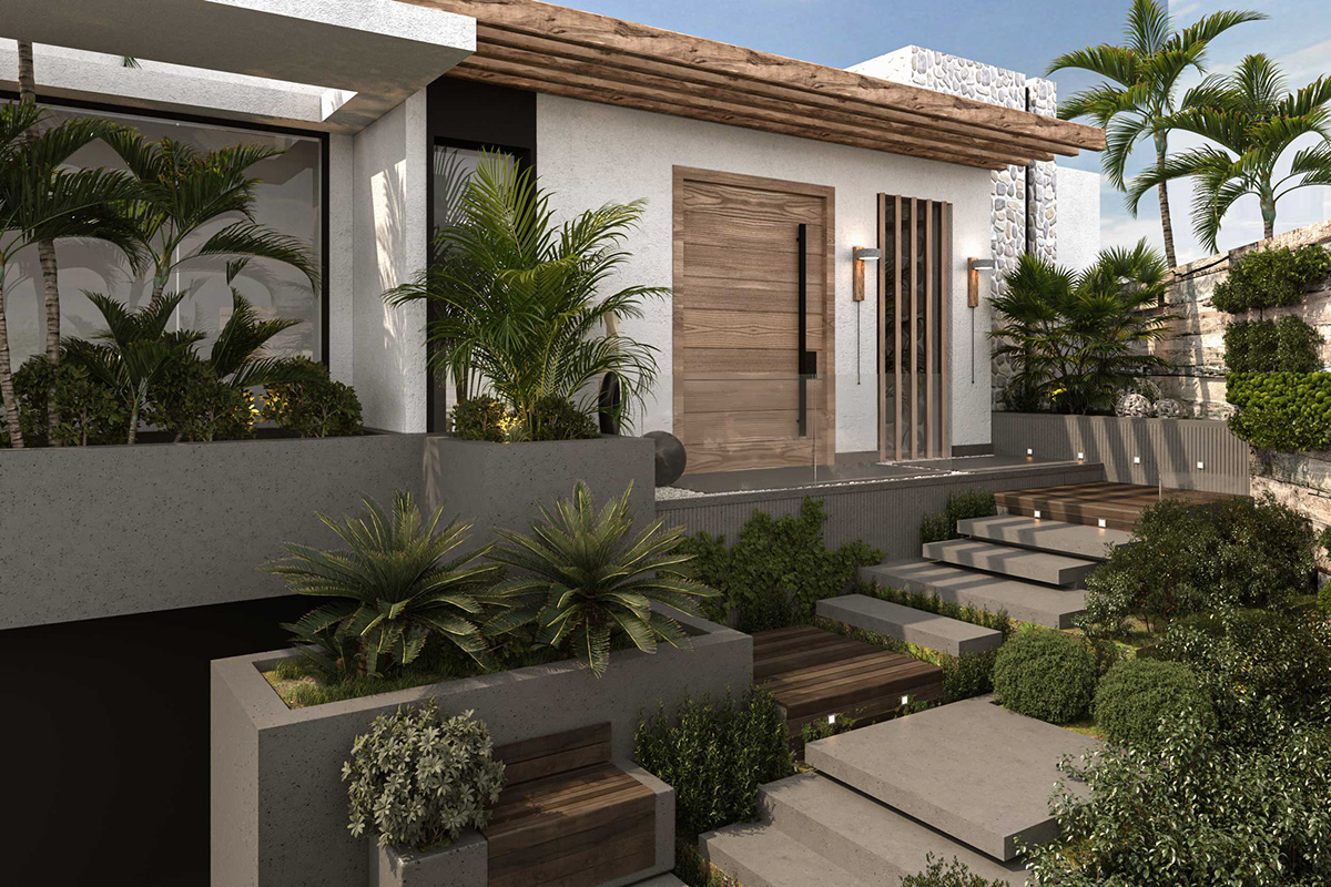 Summer House architecture visualization Render 3D interior design  corona exterior modern 3ds max