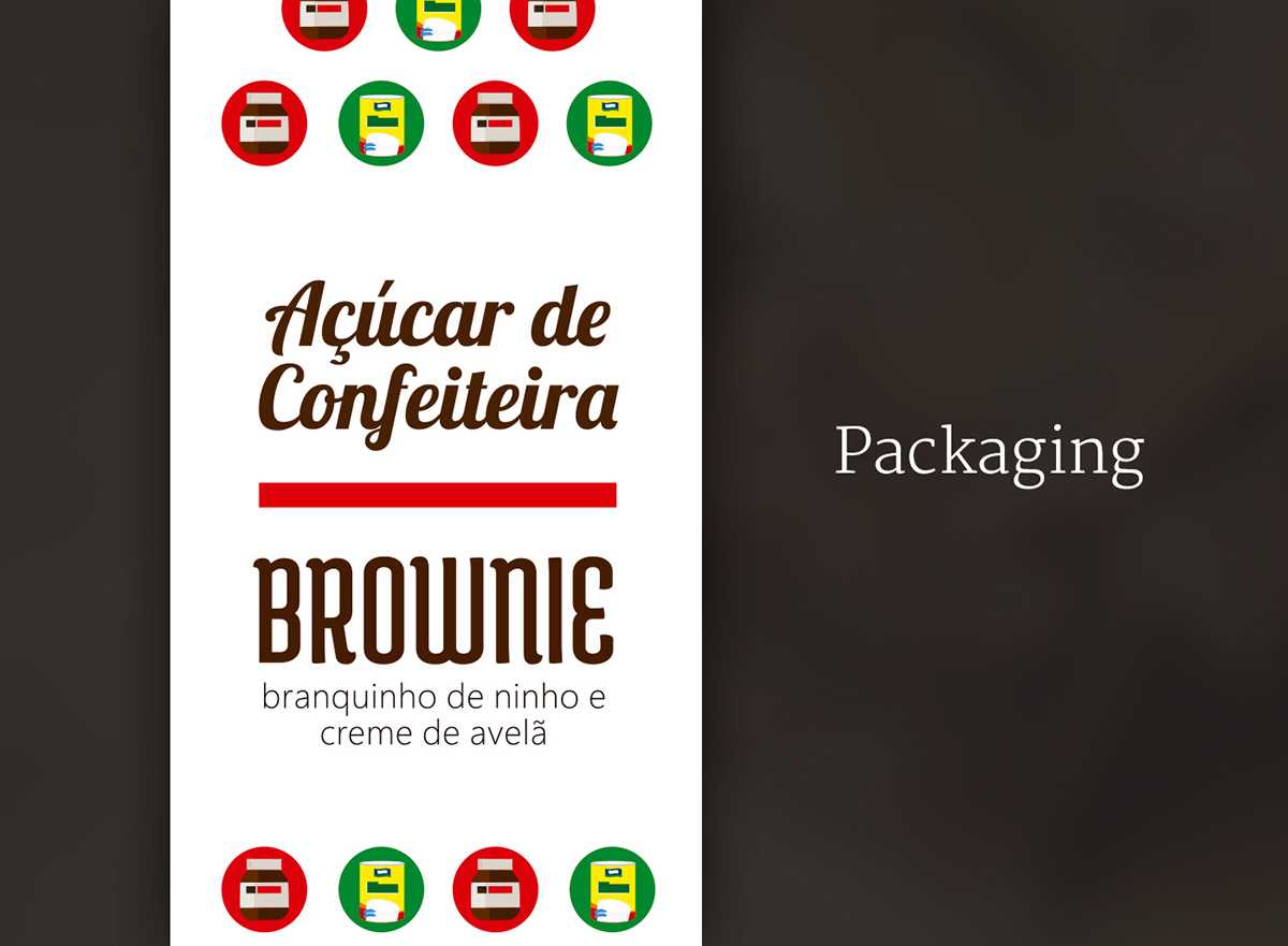 branding  Photography  brownies chocolate homemade logo