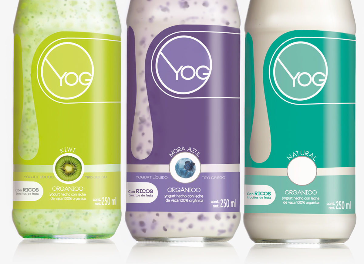 marcas yogurt diseño gráfico