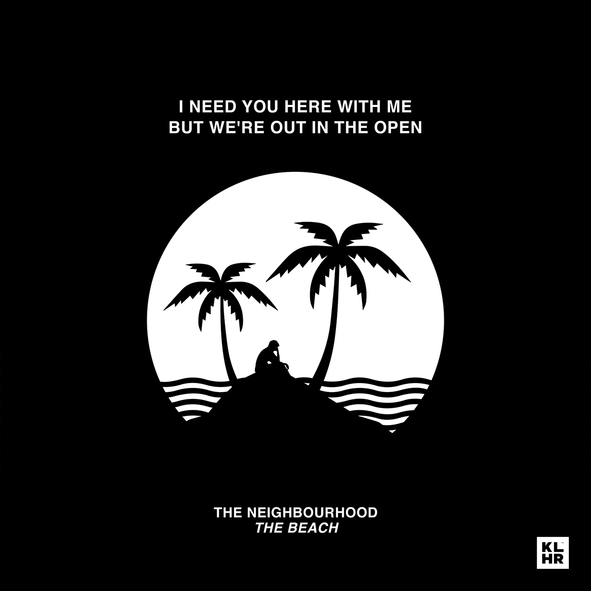 The NBHD the neighbourhood Album music graphic design design Wiped Out indi...