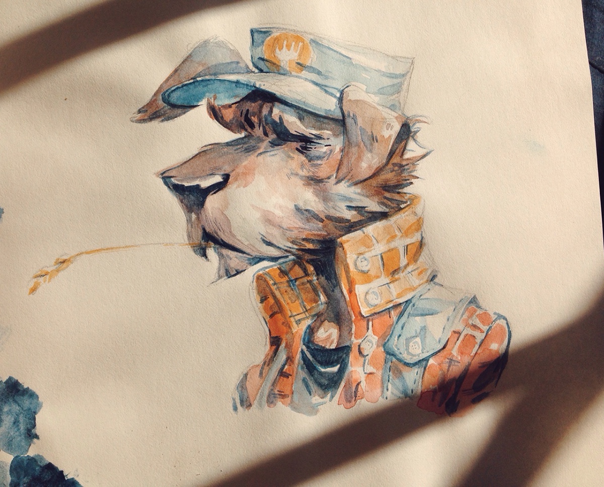 inktober inktober 2015 ink concept art watercolor sketches paint fantasy Scifi
