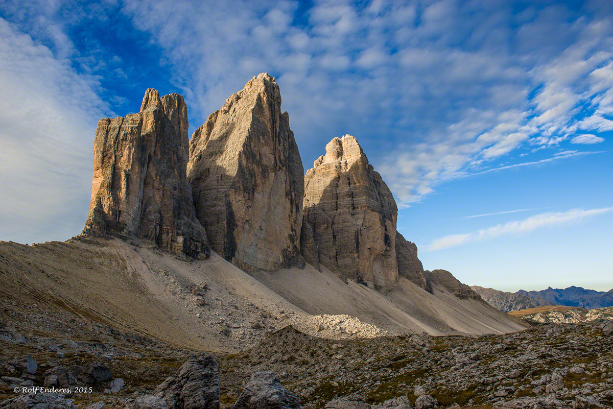 drei zinnen three peaks dolomites dolomiten südtirol alto adige Venetien Italy Italien Tre Cime diLavaredo