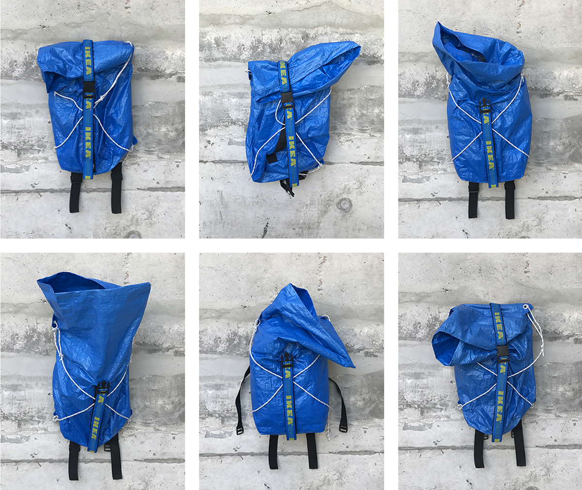 sac Ikea FRAKTA bag Balenciaga fashiondesign handcrafted ikeahack Streetstyl streetwear backpack