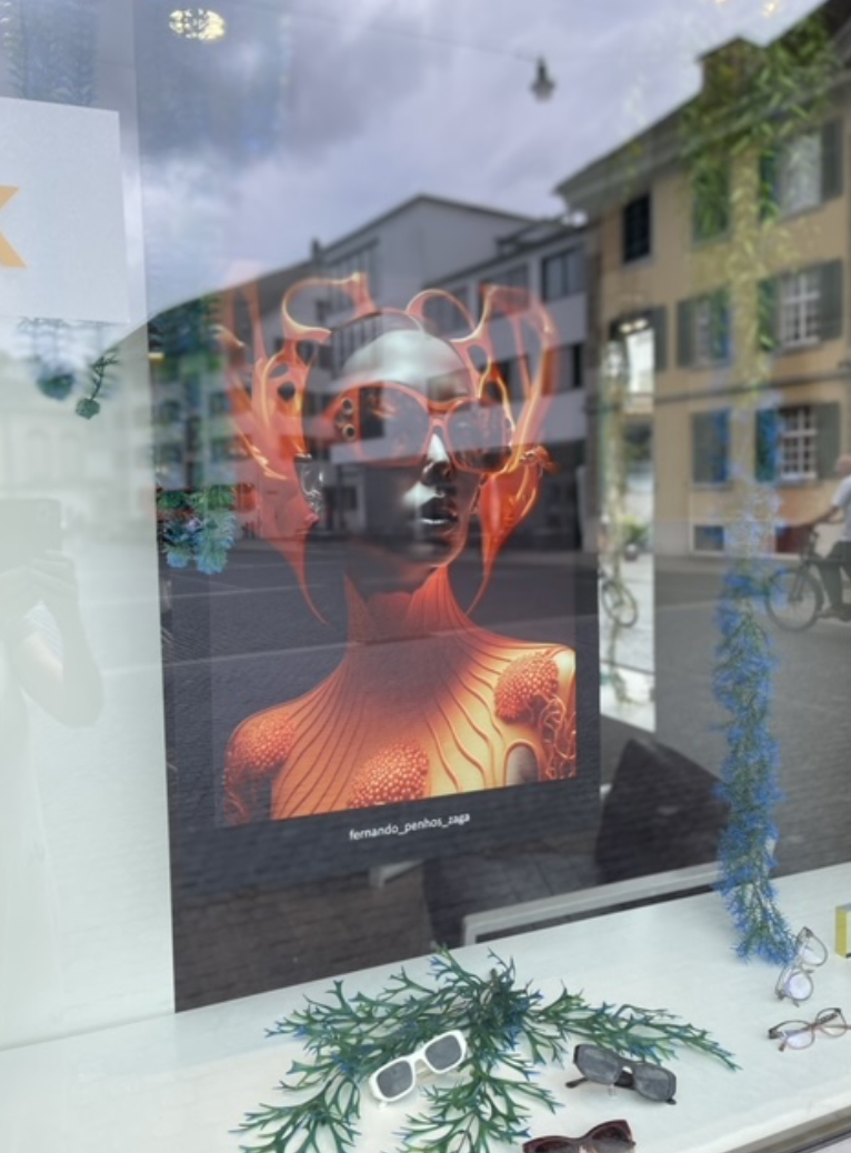 Schweiz optik Advertising  Photography  ad Shopwindow Display glasses Sunglasses show window