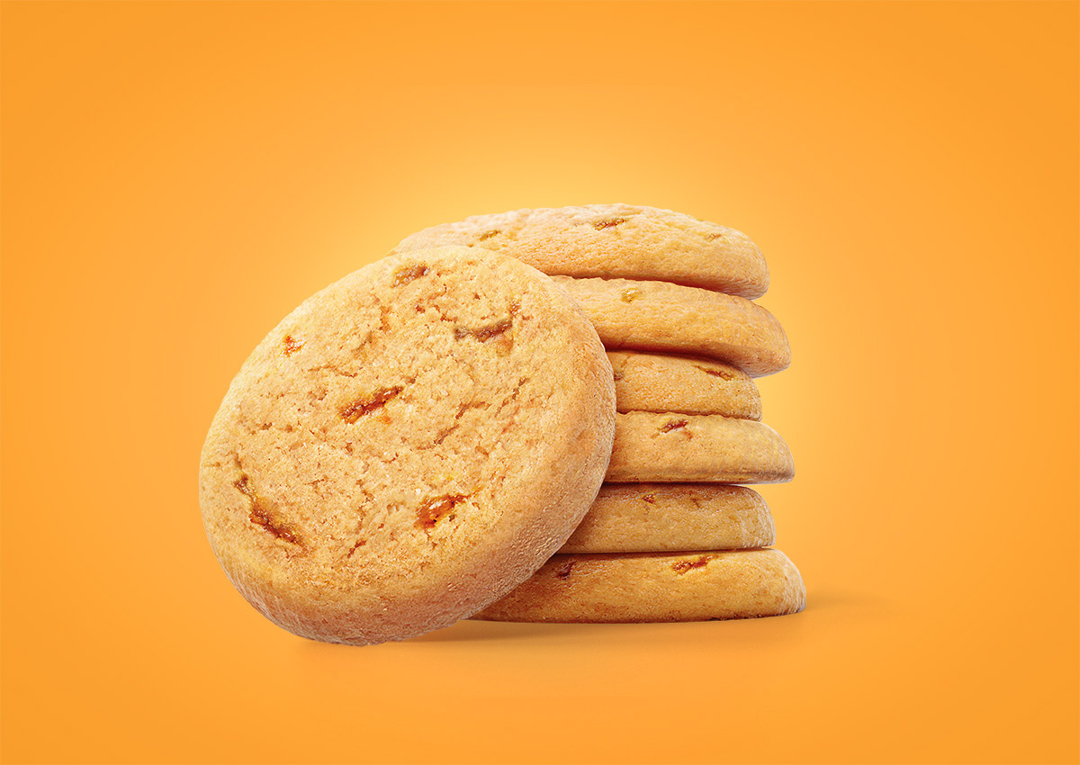cookies CGI Packaging biscuit caramel 3D retouch Render Food  light