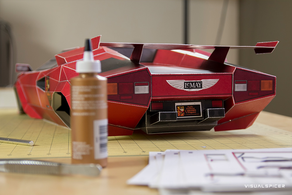Printach Papercraft Sports Car Tribute on Behance