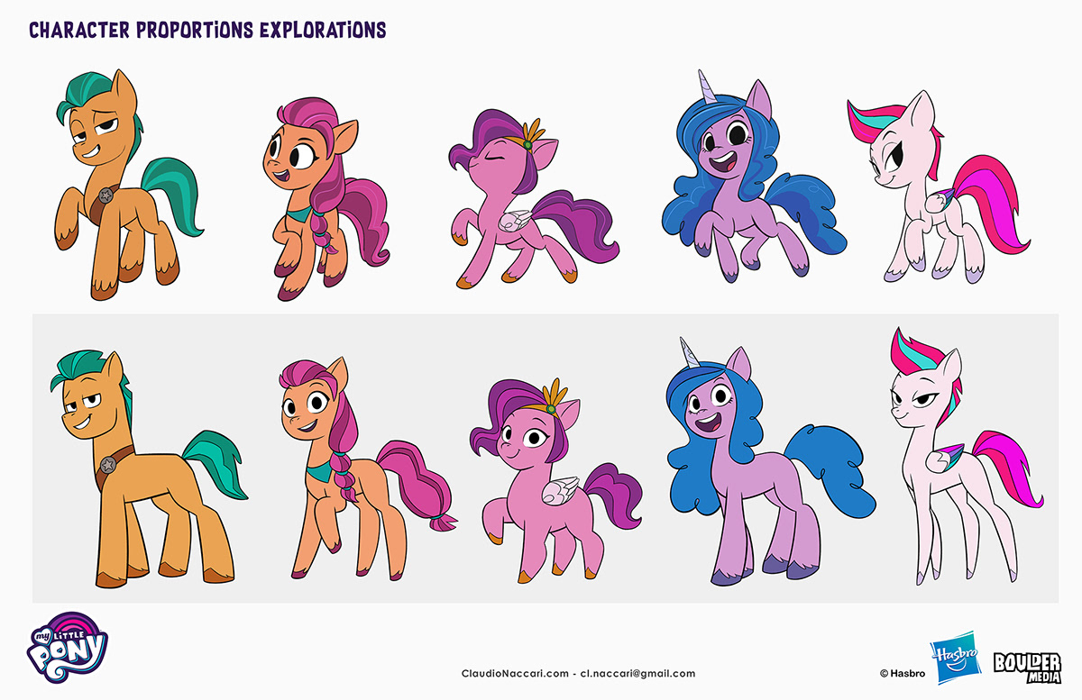 character concept Character design  character development character exploration character expressions character poses concept art Hasbro my little pony Visual Development