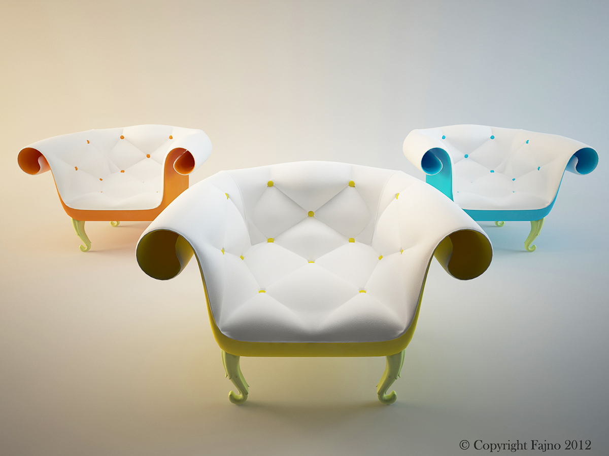 tsar Fajno fajnodesign  chair Lamp design industrial furniture Brest belarus Europe concept 3D Interior