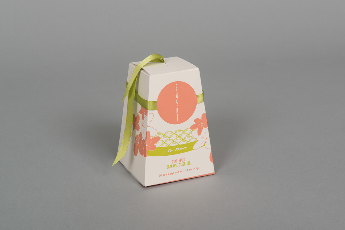 tea fushi tea package seasons color ribbon