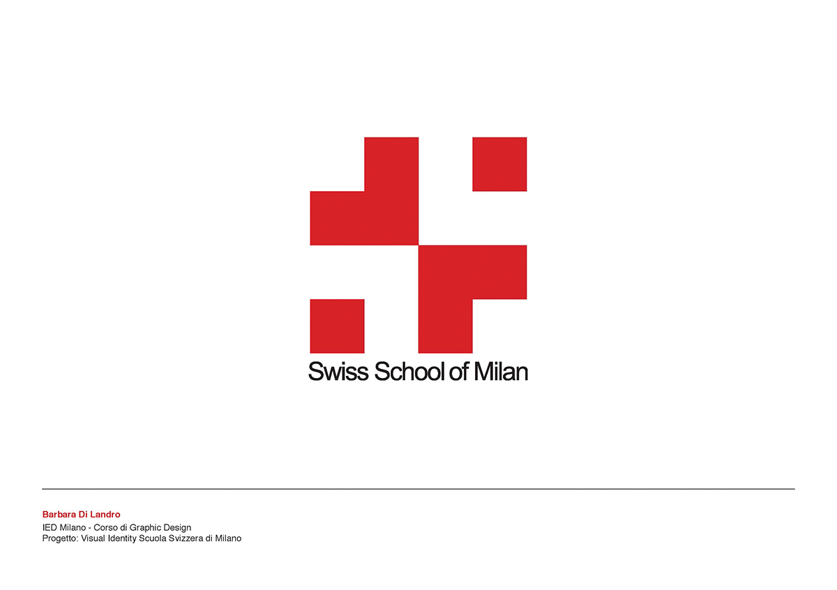 swiss swiss design Switzerland Swiss Brand IED milano brand identity Swiss logo contest istituto europeo di design