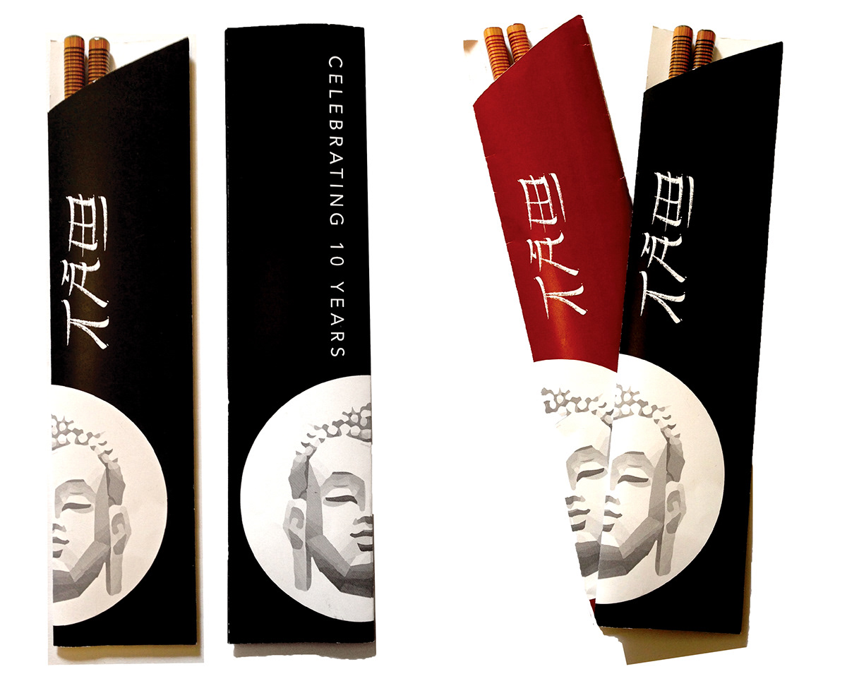tao Event brand design logo plates asian Theme package