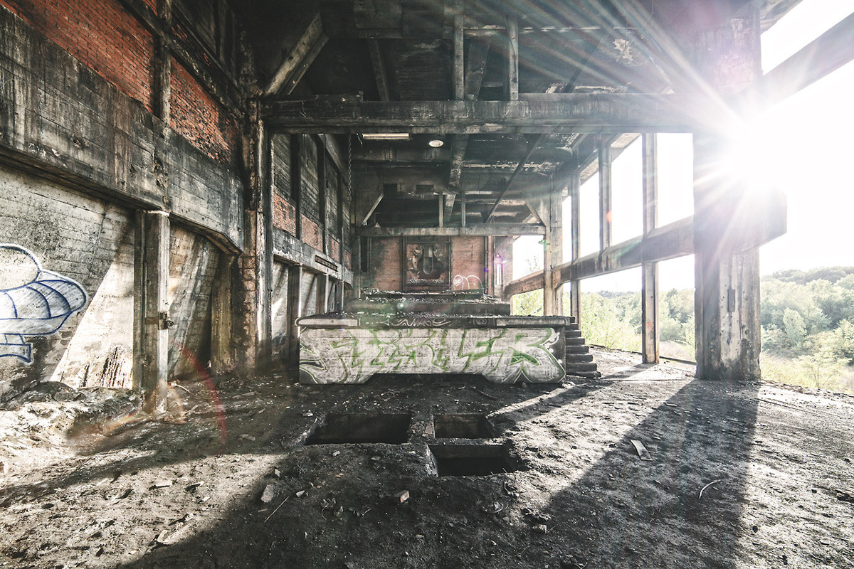 industrial  decay industry Plant factory abandoned forgotten Destroyed Urban exploration art print beauty