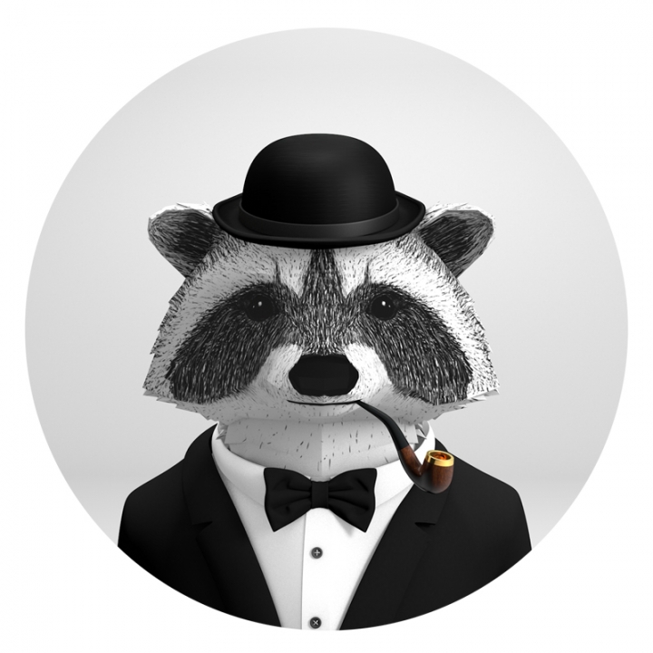#creatures #character design #FOXANDCO #black and White #COOL GLASSES #swag #SWAGGER #bow tie #TOP HAT #fox suit woodland