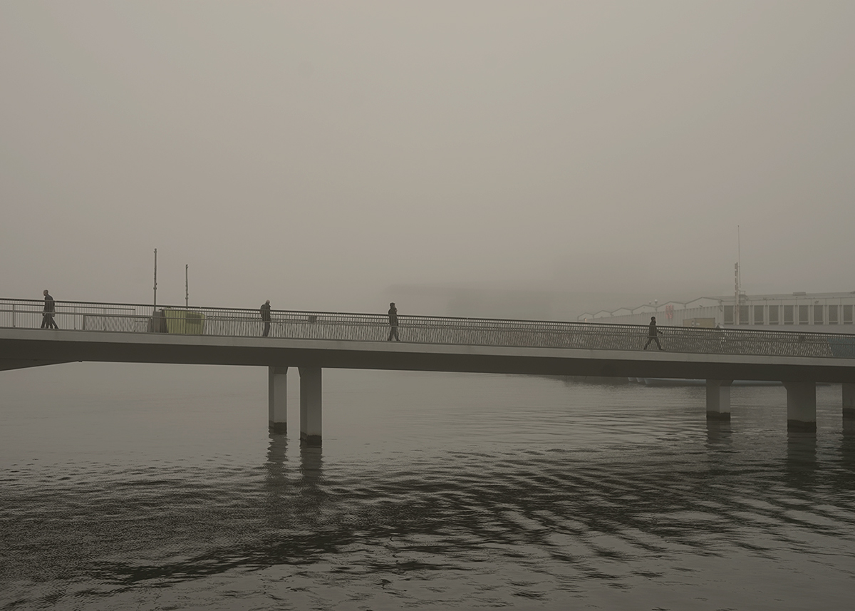 copenhagen fog mood grey nordic Scandinavia city silver eerie