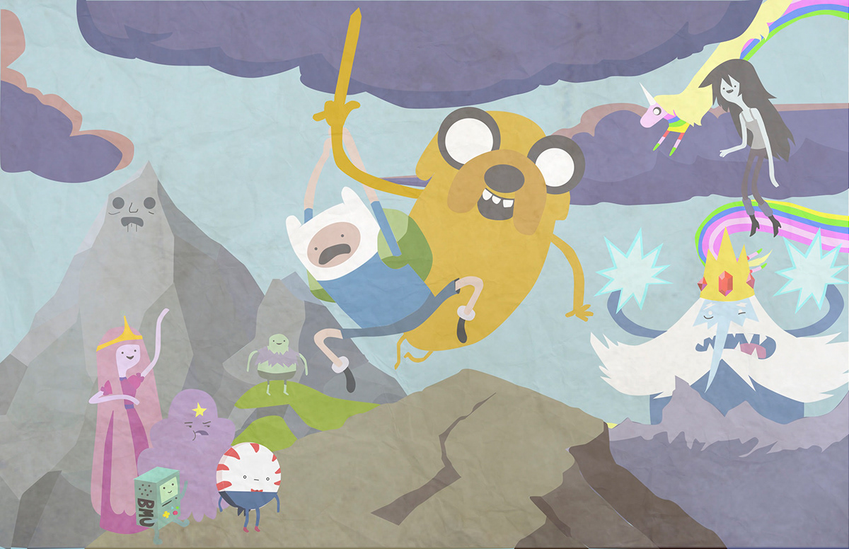 Adventure Time cartoon television Finn Jake marceline Lumpy Space Princess