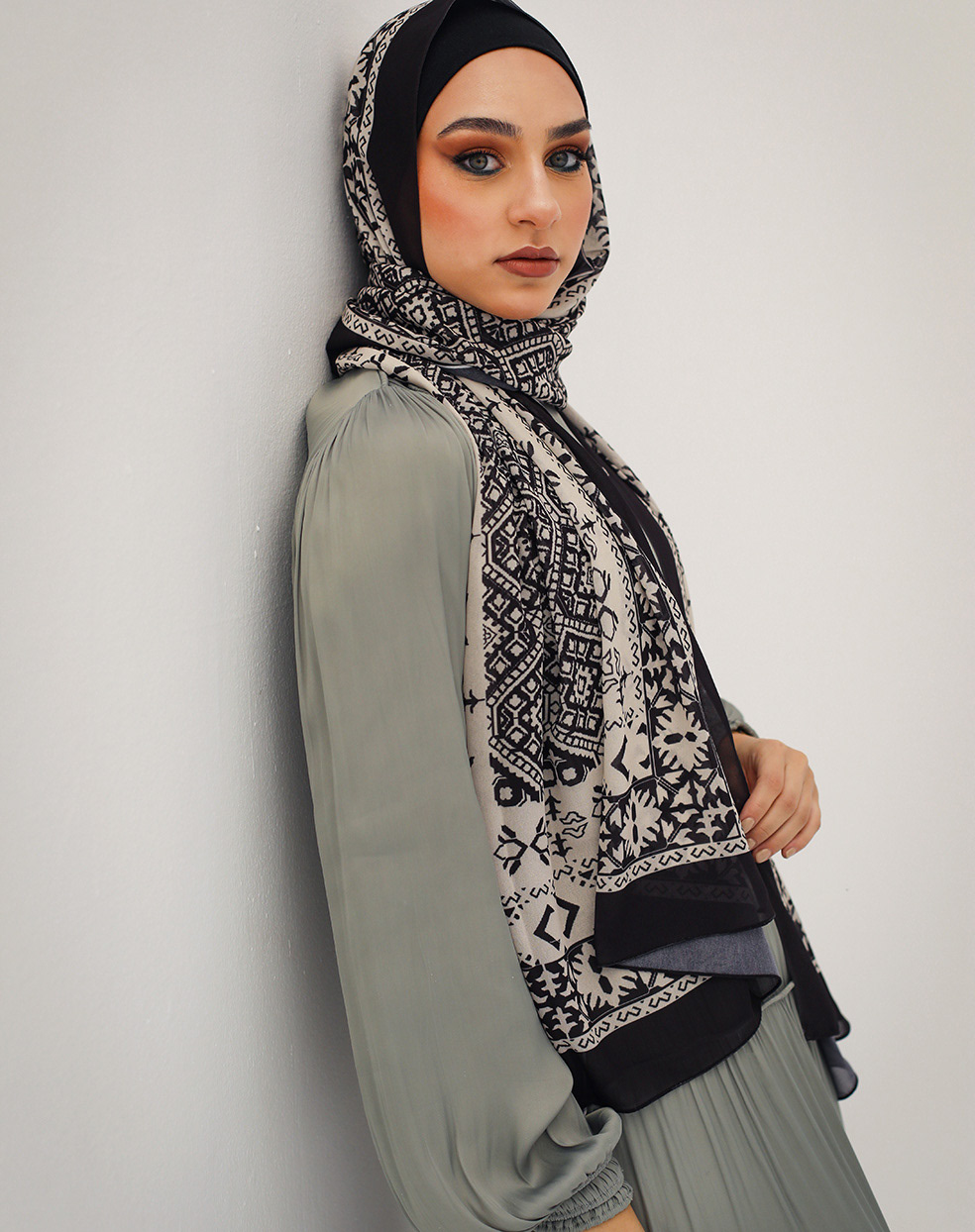 Clothing hijab Hijab Fashion pattern scarf scarf design scarves textile fabric print