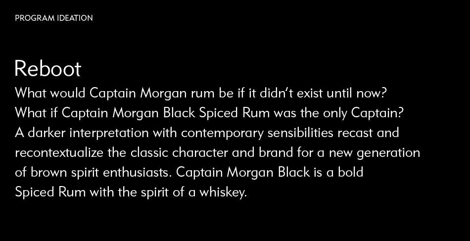 brand book design Spirits liquor captain morgan package design 