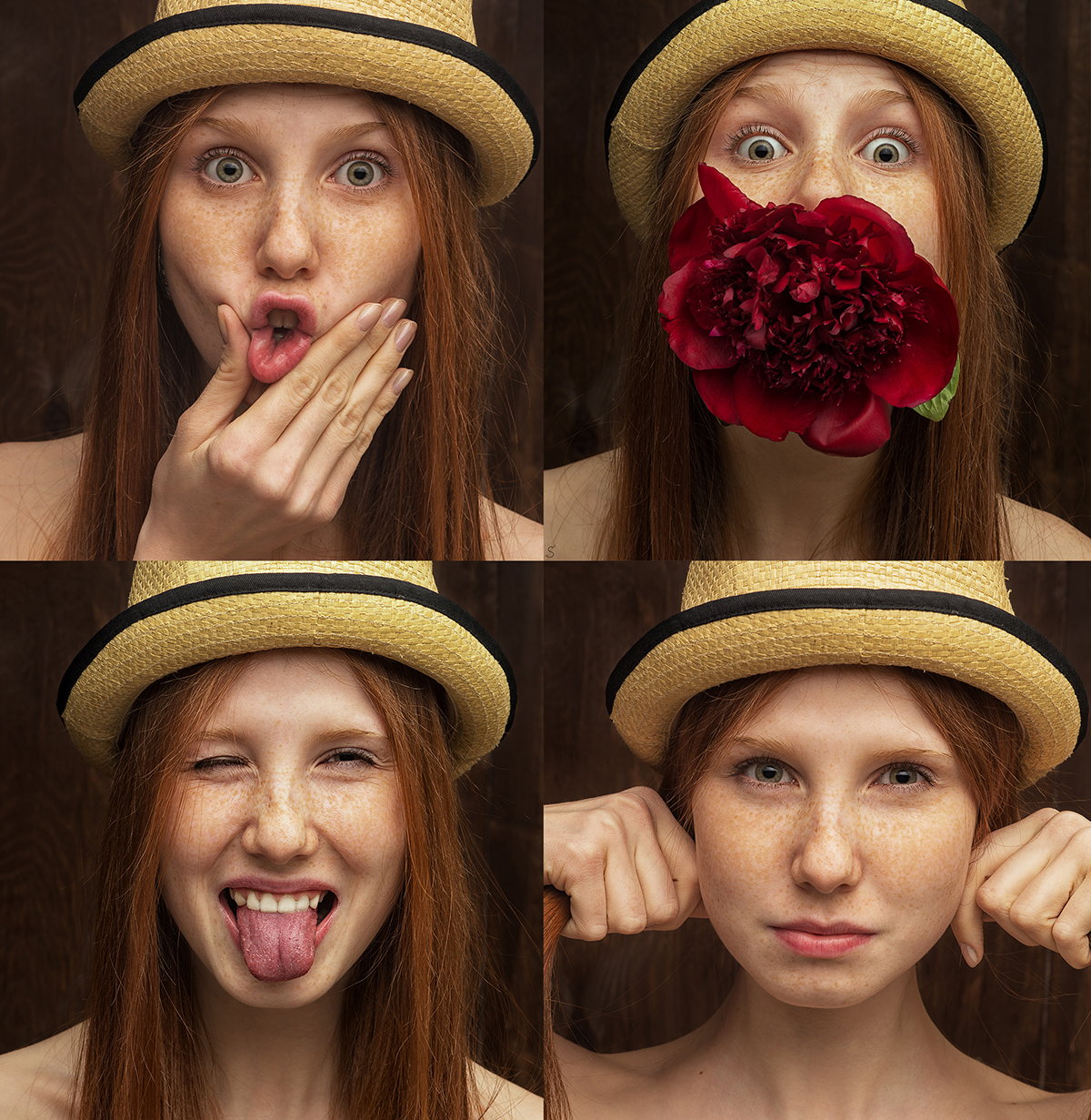 funny girl portrait face skin beauty lips eyes