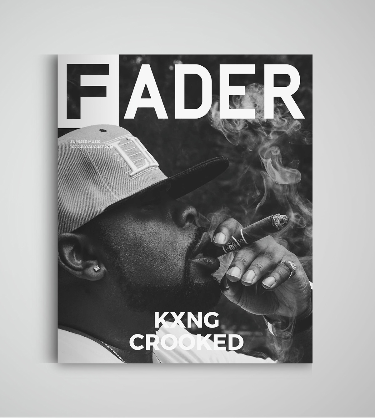 FADER magazine Magazine Cover concept hallzzz summer