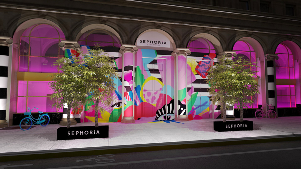 Event Branding event illustration Beauty Illustration Packaging sephora beauty packaging andreea robescu