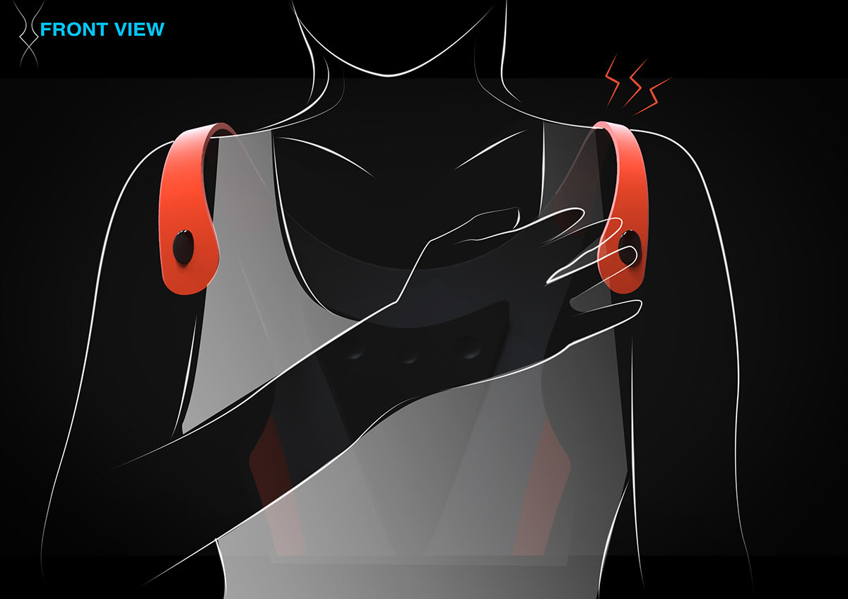 futuristic wearable tech future swim accessory