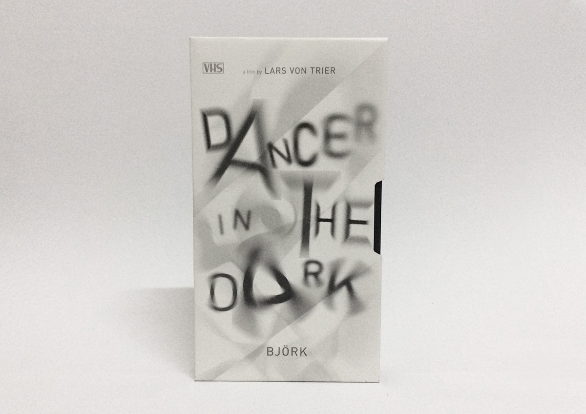 dancer in the dark bjork movie vhs Packaging movie poster Swoosh blur DANCE  