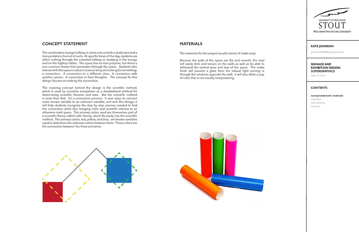 SuperGraphics Wall Graphics scientific method geometry process