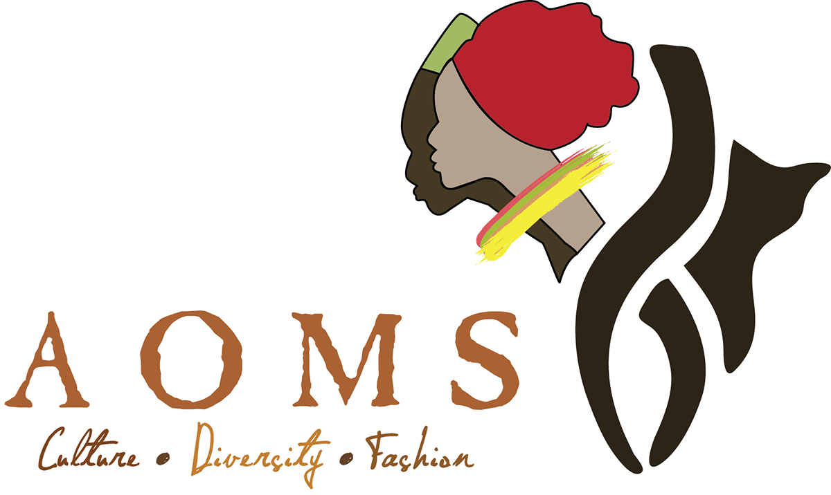 AOMS Logo Design rebranding African Fashion